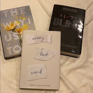 3 hardcover books (teen)